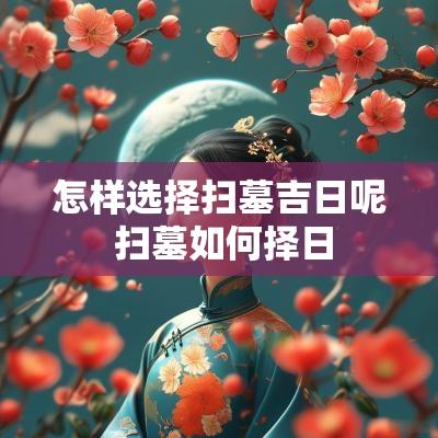 怎样选择扫墓吉日呢 扫墓如何择日