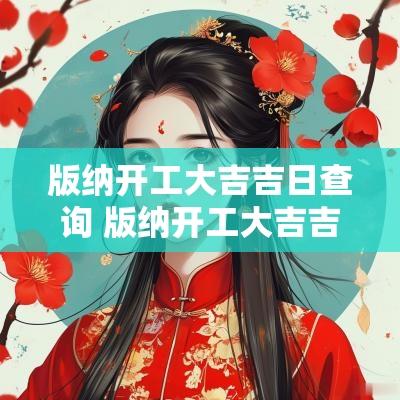 版纳开工大吉吉日查询 版纳开工大吉吉日查询最新