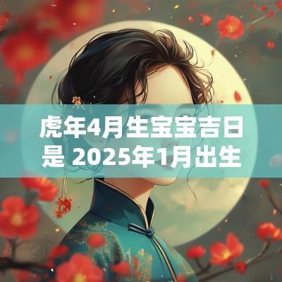 蛇年4月生宝宝吉日是 2025年1月出生宝宝吉日