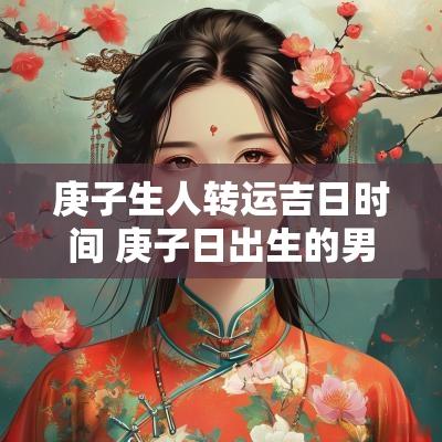 庚子生人转运吉日时间 庚子日出生的男命运