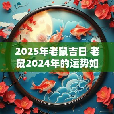 2025年老鼠吉日 老鼠2025年的运势如何