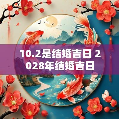 10.2是结婚吉日 2028年结婚吉日