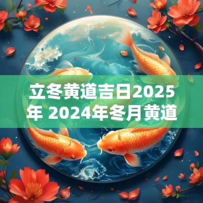 立冬黄道吉日2025年 2025年冬月黄道吉日