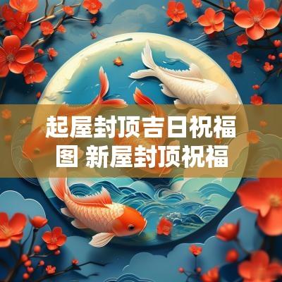 起屋封顶吉日祝福图 新屋封顶祝福