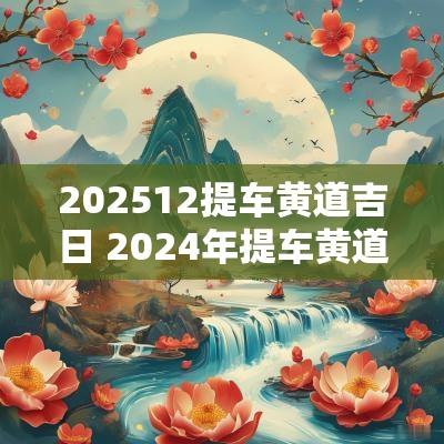 202512提车黄道吉日 2025年提车黄道吉日查询