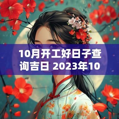 10月开工好日子查询吉日 2025年10月开工吉日查询