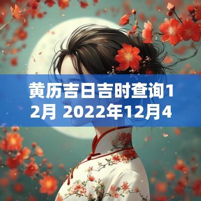 黄历吉日吉时查询12月 2025年12月4日搬家吉日吉时老黄历