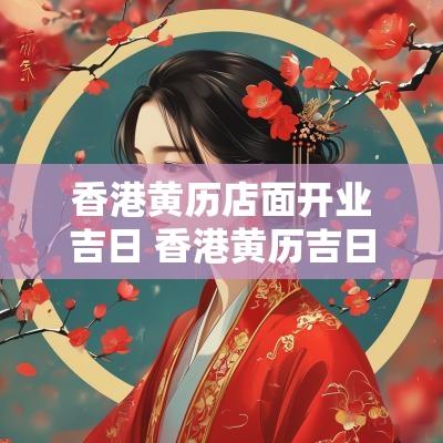 香港黄历店面开业吉日 香港黄历吉日查询