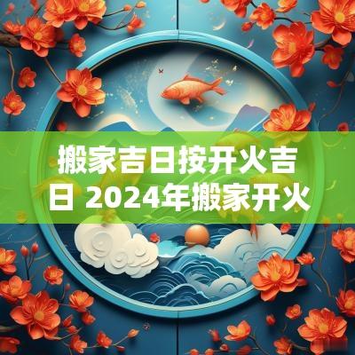 搬家吉日按开火吉日 2025年搬家开火吉日一览表