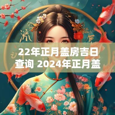 22年正月盖房吉日查询 2025年正月盖房黄道吉日