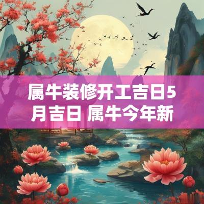 属牛装修开工吉日5月吉日 属牛今年新房装修开工吉日