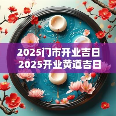 2025门市开业吉日 2025开业黄道吉日