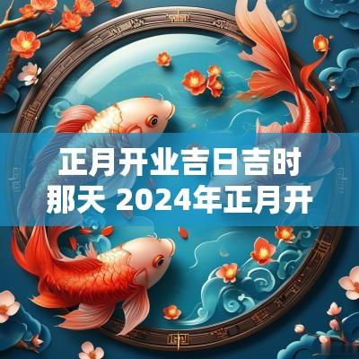 正月开业吉日吉时那天 2025年正月开业吉日一览表