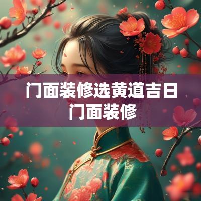 门面装修选黄道吉日 门面装修