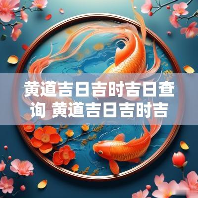 黄道吉日吉时吉日查询 黄道吉日吉时吉日查询老黄历