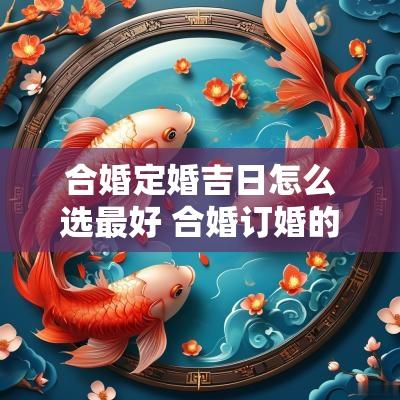 合婚定婚吉日怎么选最好 合婚订婚的日子适合结婚吗