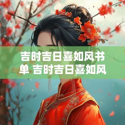 吉时吉日喜如风书单 吉时吉日喜如风完整版文字