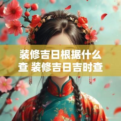装修吉日根据什么查 装修吉日吉时查询老黄历