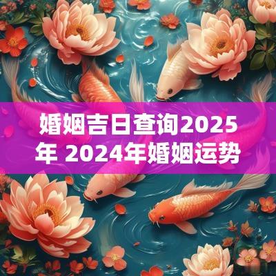 婚姻吉日查询2025年 2025年婚姻运势测算