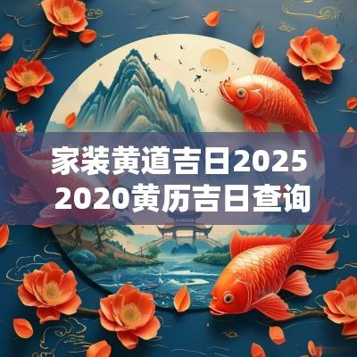 家装黄道吉日2025 2025黄历吉日查询装修