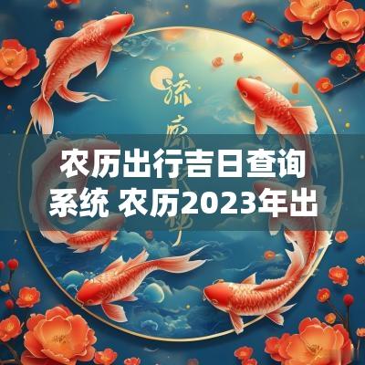 农历出行吉日查询系统 农历2025年出行吉日查询
