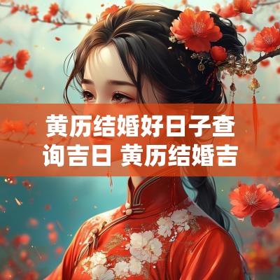 黄历结婚好日子查询吉日 黄历结婚吉日查询2025