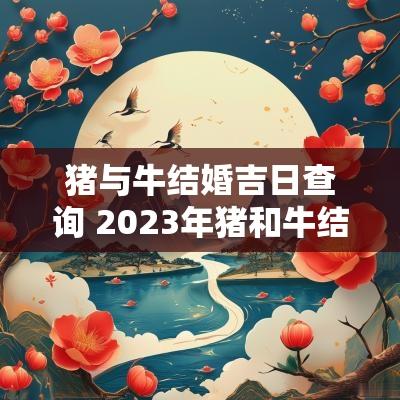 猪与牛结婚吉日查询 2025年猪和牛结婚吉日