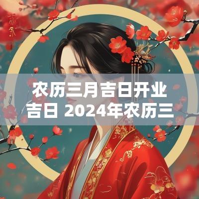 农历三月吉日开业吉日 2025年农历三月初八是黄道吉日吗