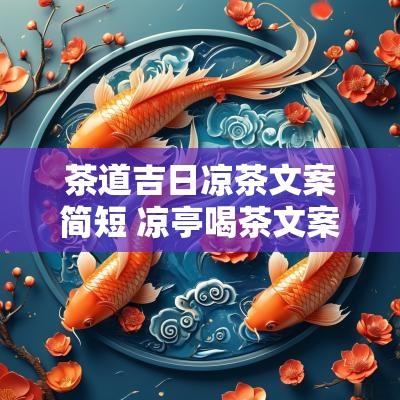 茶道吉日凉茶文案简短 凉亭喝茶文案