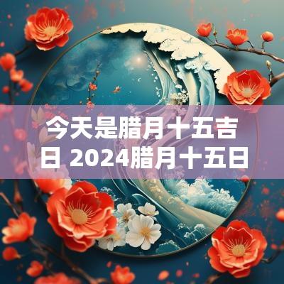 今天是腊月十五吉日 2025腊月十五日子是吉日吗