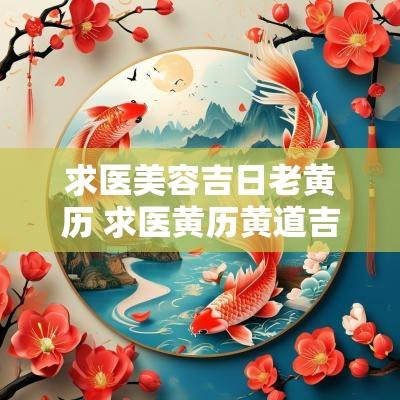 求医美容吉日老黄历 求医黄历黄道吉日