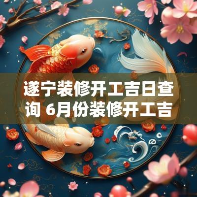 遂宁装修开工吉日查询 6月份装修开工吉日查询