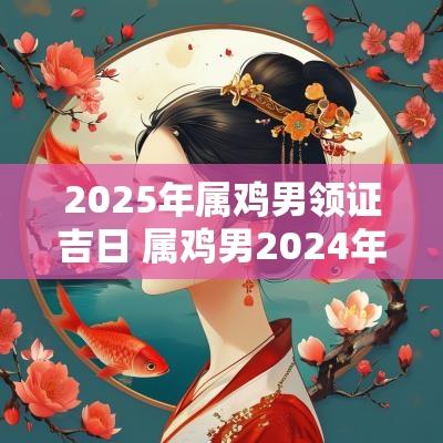 2025年属鸡男领证吉日 属鸡男2025年婚姻运势