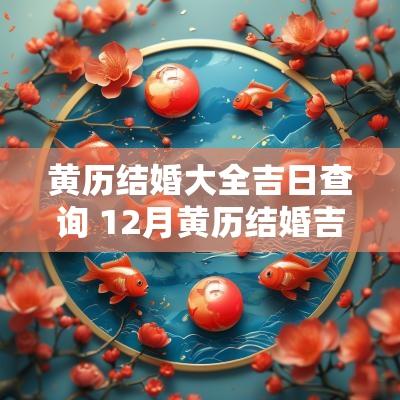 黄历结婚大全吉日查询 12月黄历结婚吉日查询