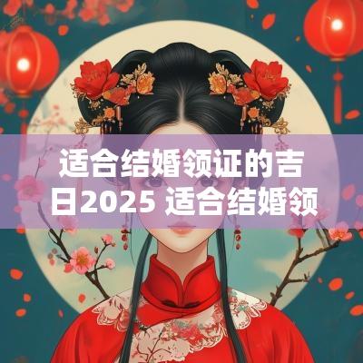 适合结婚领证的吉日2025 适合结婚领证的吉日2025年