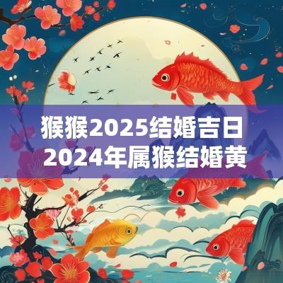 猴猴2025结婚吉日 2025年属猴结婚黄道吉日