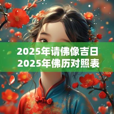 2025年请佛像吉日 2025年佛历对照表