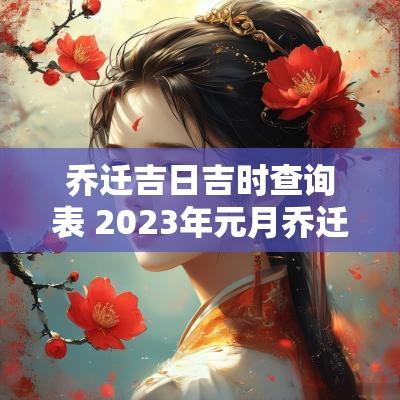 乔迁吉日吉时查询表 2025年元月乔迁吉日吉时查询
