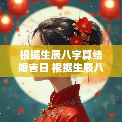 根据生辰八字算结婚吉日 根据生辰八字测结婚日子