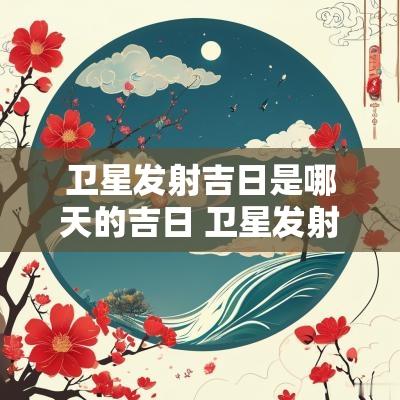 卫星发射吉日是哪天的吉日 卫星发射最佳时间