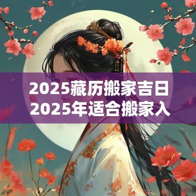 2025藏历搬家吉日 2025年适合搬家入宅的吉日有哪些