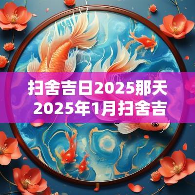 扫舍吉日2025那天 2025年1月扫舍吉日