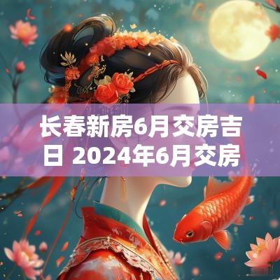 长春新房6月交房吉日 2025年6月交房吉日一览表及图片