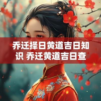 乔迁择日黄道吉日知识 乔迁黄道吉日查询2025