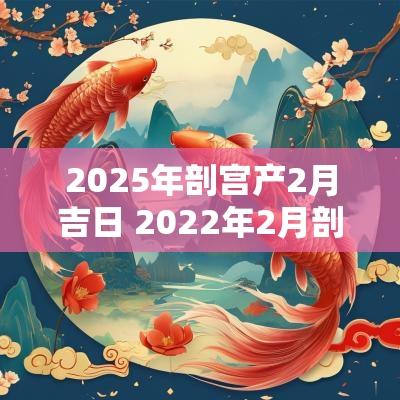 2025年剖宫产2月吉日 2025年2月剖腹产