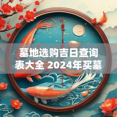 墓地选购吉日查询表大全 2026年买墓地黄道吉日