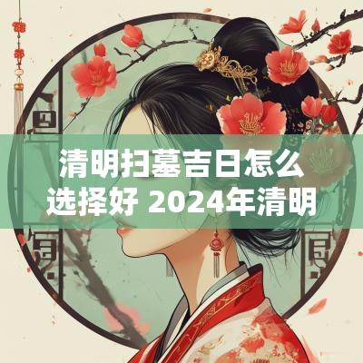 清明扫墓吉日怎么选择好 2025年清明扫墓吉日有哪些