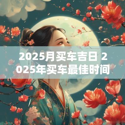 2025月买车吉日 2025年买车最佳时间