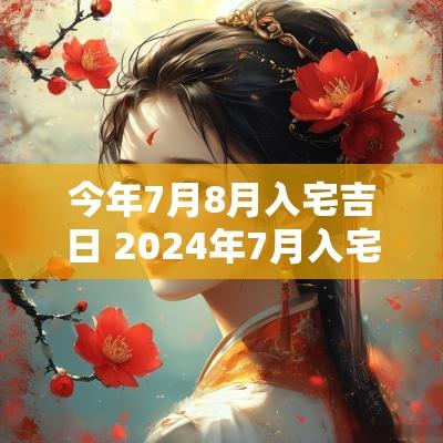 今年7月8月入宅吉日 2025年7月入宅黄道吉日