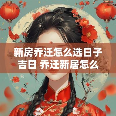 新房乔迁怎么选日子吉日 乔迁新居怎么选吉日